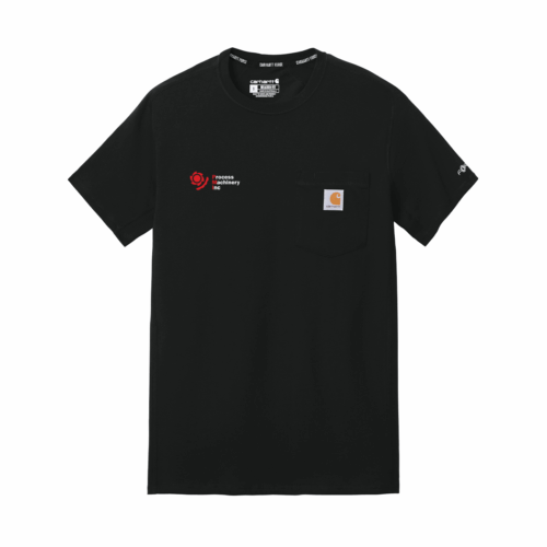CT106652-black Carhartt Force® Short Sleeve Pocket Tee