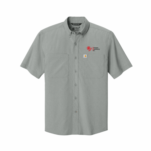 CT107107-steel Carhartt Force® Sun Defender™ Short Sleeve Shirt